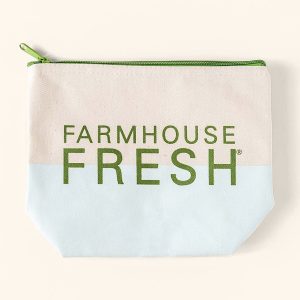 FHF Canvas Cosmetic Bag