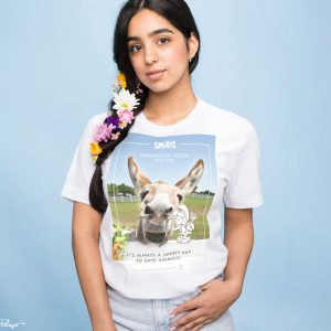 FHF Sweet Kisses with Smurfette Donation T-Shirt Solely Benefitting The FHF Animal Sanctuary