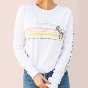 FarmHouse Fresh® Donation Long Sleeve T-Shirt - White