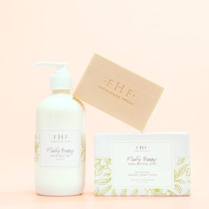 Fluffy Bunny® Bar Soap & Shea Butter Bundle