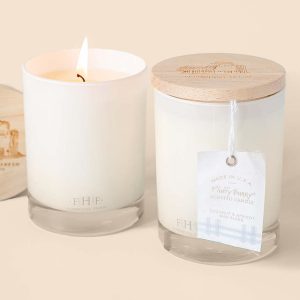 Fluffy Bunny®Candle with Wooden Lid