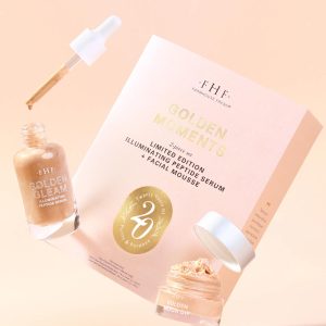 Golden Moments2-Piece Set Limited Edition Illuminating Peptide Serum + Facial Mousse