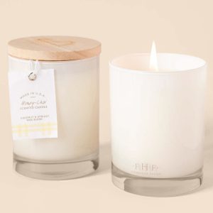 Honey-ChaiCandle with Wooden Lid